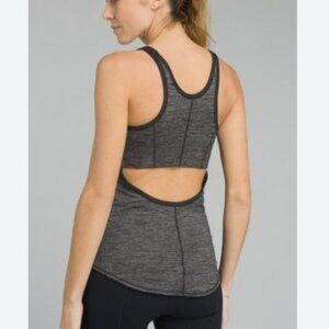 Size M Prana Lilliana tank top in gray/black blend